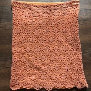 THML Peach Fabric Detail